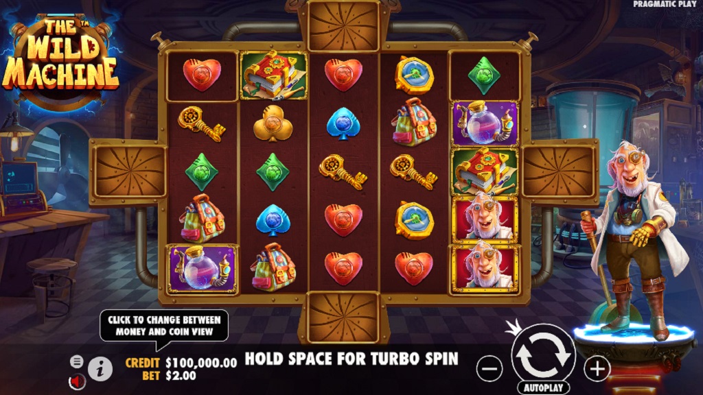 Screenshot of The Wild Machine slot from Pragmatic Play