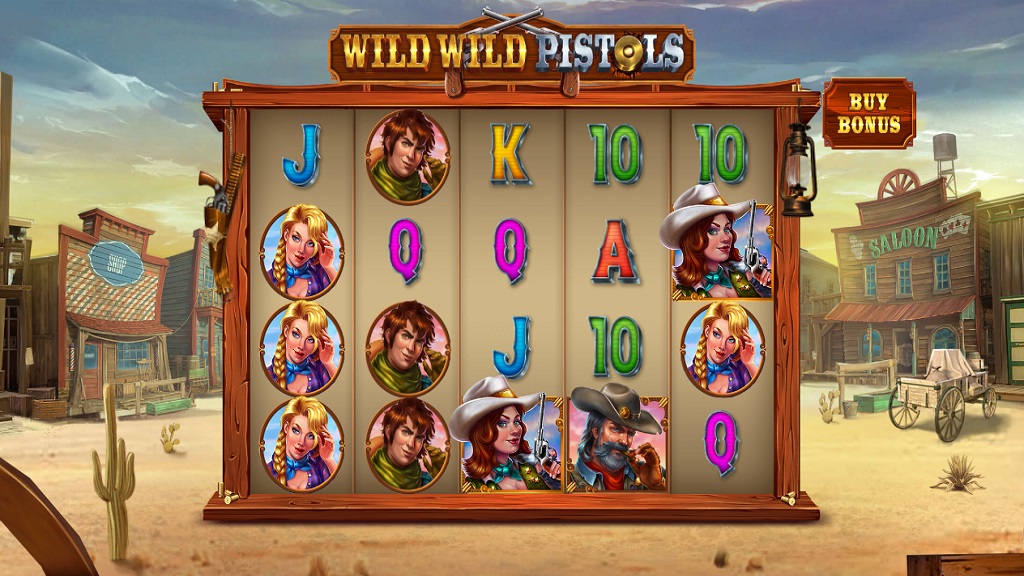 Screenshot of Wild Wild Pistols slot from Pariplay