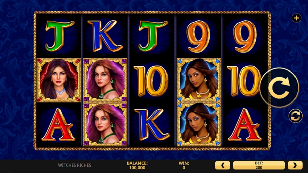 Screenshot of Witches Riches slot from High 5