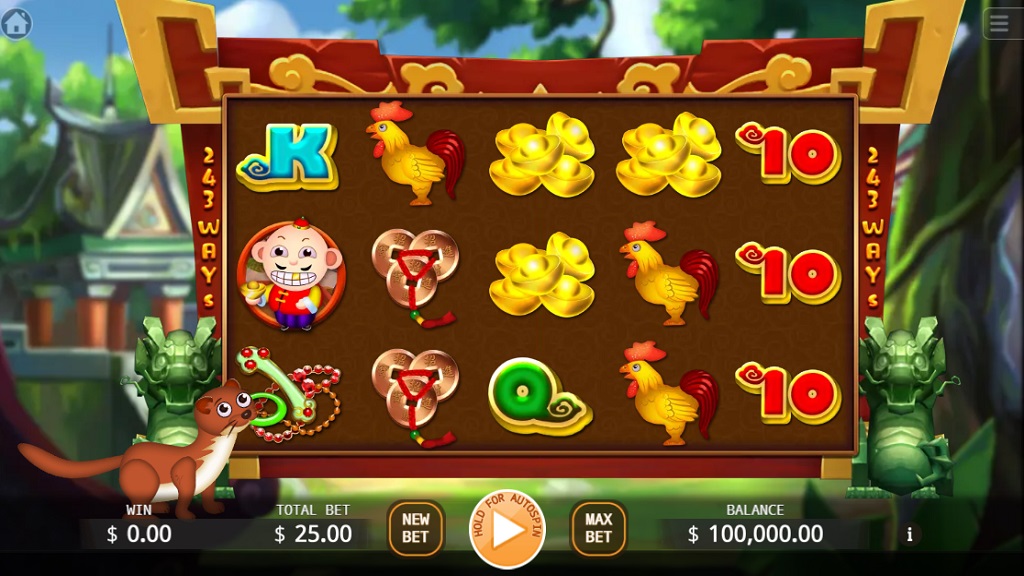Screenshot of Wong TaiSin slot from Ka Gaming