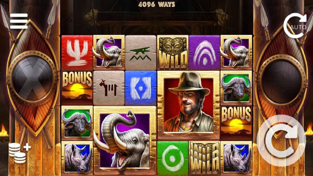 Screenshot of Zulu Gold slot from Elk Studios