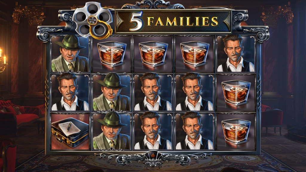 Screenshot of 5 Families slot from Red Tiger Gaming