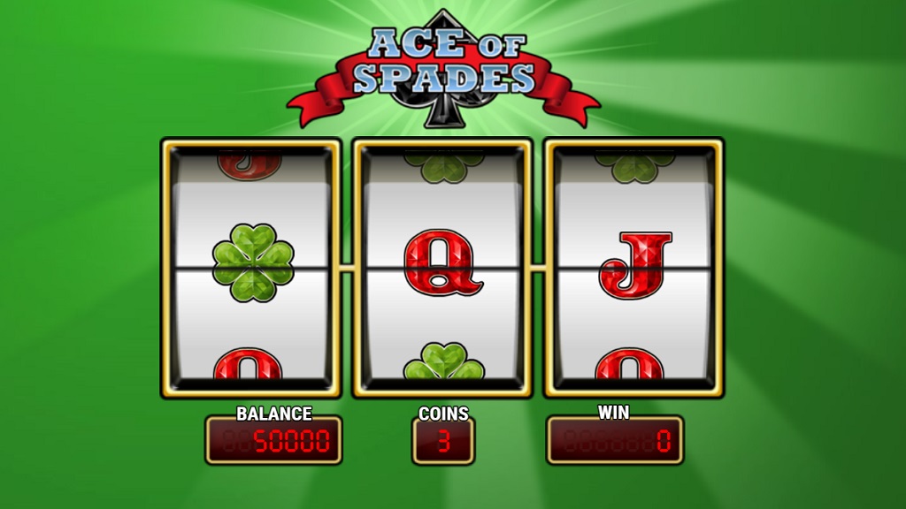 Screenshot of Ace of Spades slot from Play’n Go