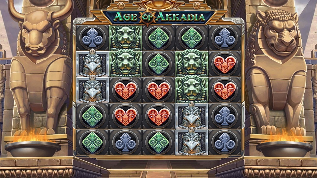 Screenshot of Age Of Akkadia slot from Red Tiger Gaming