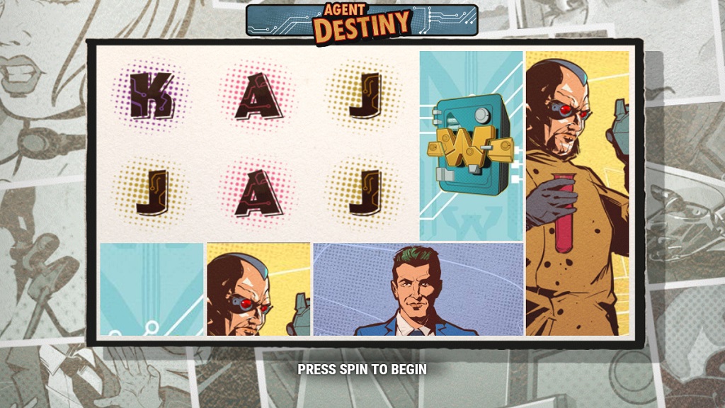 Screenshot of Agent Destiny slot from Play’n Go