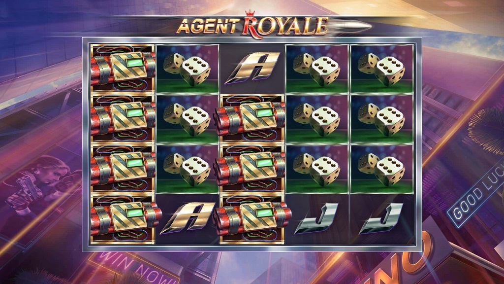 Screenshot of Agent Royale slot from Red Tiger Gaming