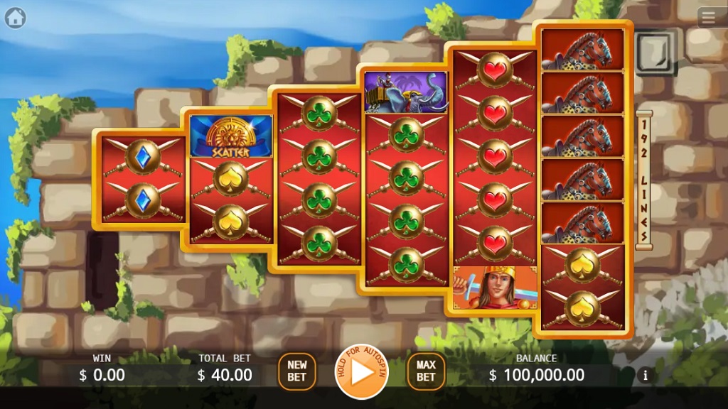 Screenshot of Alexander the Great slot from Ka Gaming