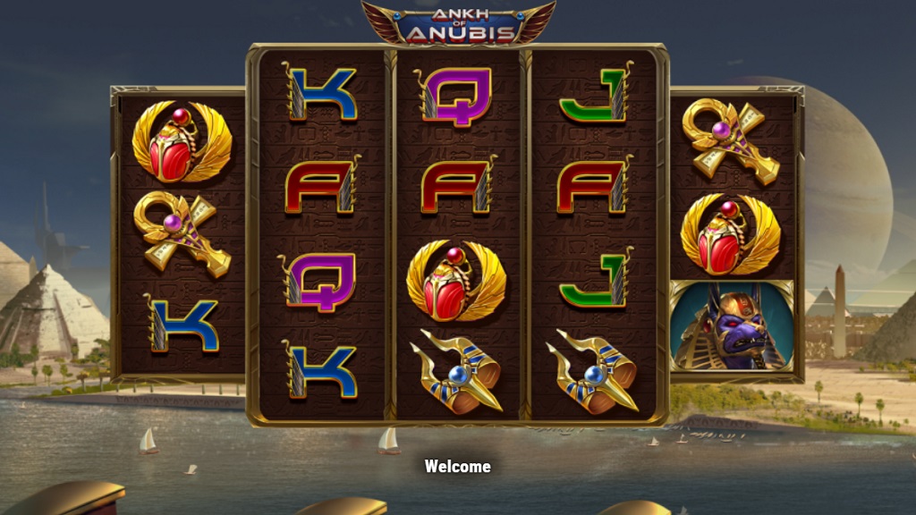 Screenshot of Ankh of Anubis slot from Play’n Go