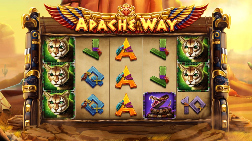 Screenshot of Apache Way slot from Red Tiger Gaming