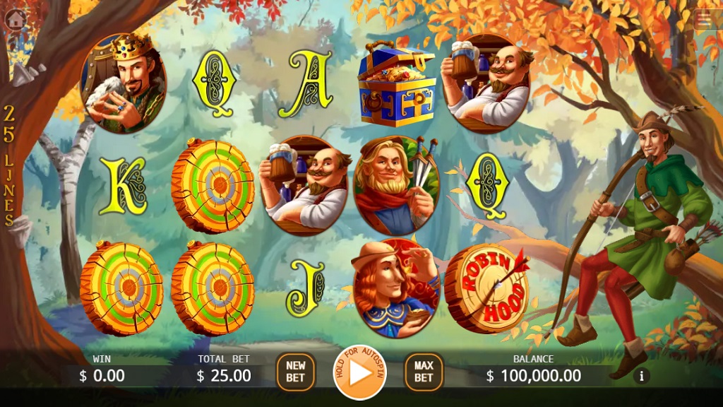 Screenshot of Archer Robin Hood slot from Ka Gaming