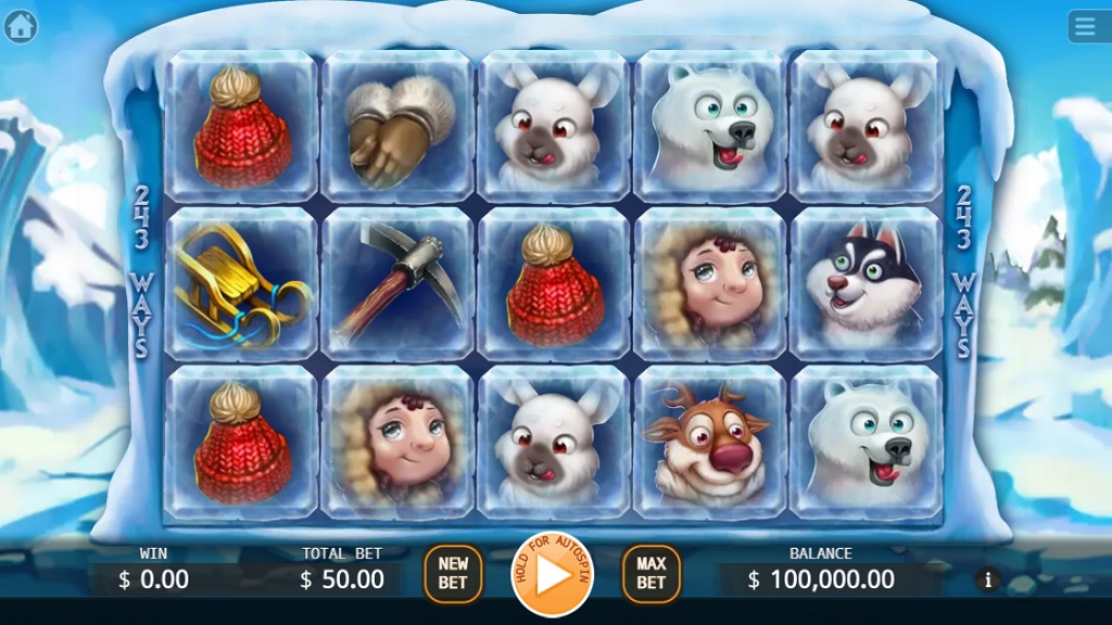 Screenshot of Arctic Storm slot from Ka Gaming