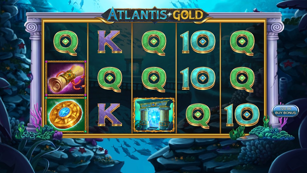 Screenshot of Atlantis Gold slot from StakeLogic