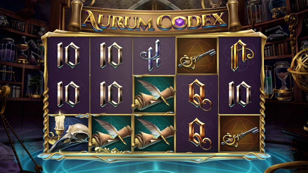 Screenshot of Aurum Codex slot from Red Tiger Gaming