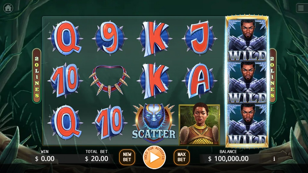 Screenshot of Black Rider slot from Ka Gaming