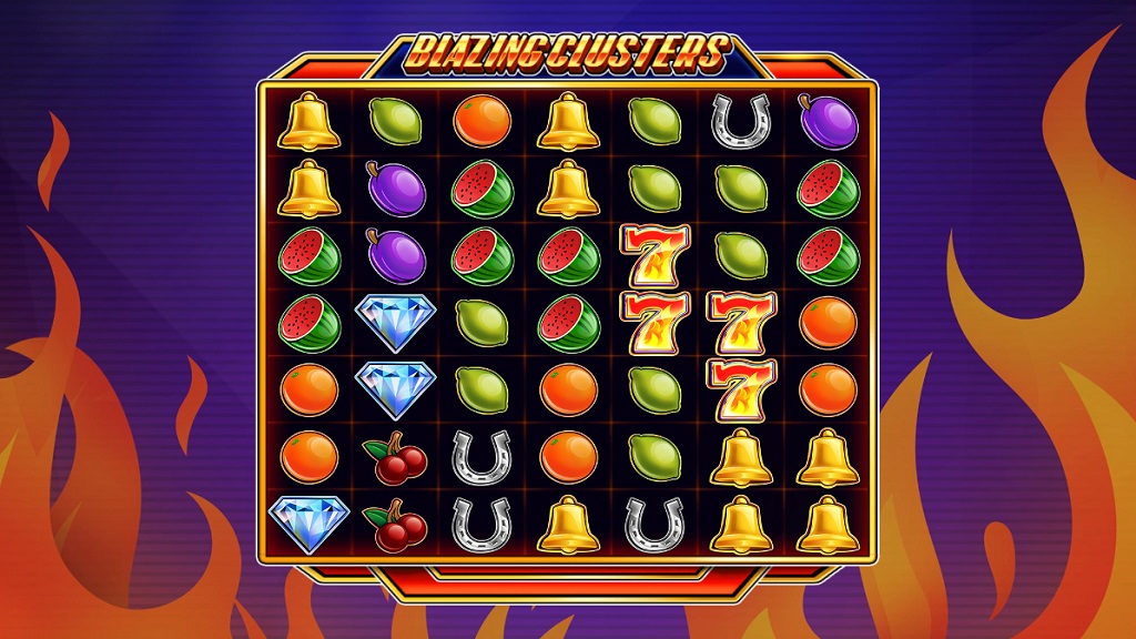 Screenshot of Blazing Clusters slot from Red Tiger Gaming