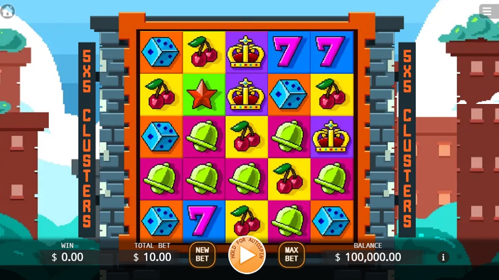 Screenshot of Blocky Block slot from Ka Gaming