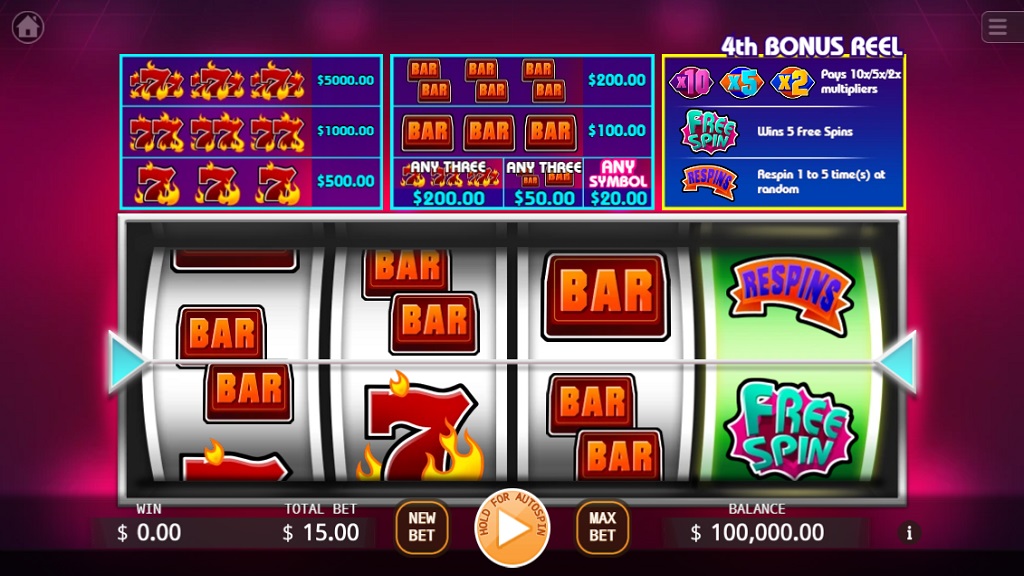 Screenshot of Bonus Mania Deluxe slot from Ka Gaming