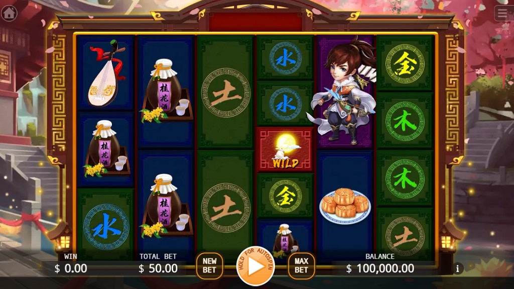 Screenshot of Book of Moon Fusion Reels slot from Ka Gaming