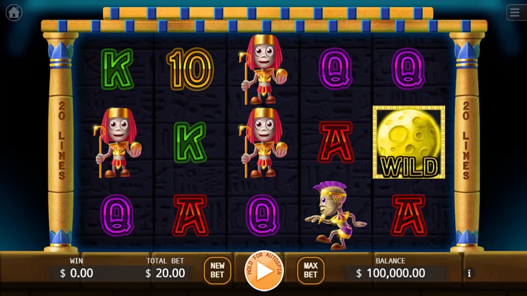 Screenshot of Book of Mummy slot from Ka Gaming