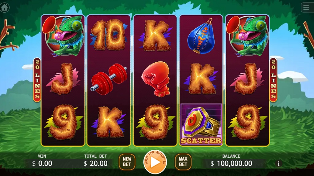 Screenshot of Boxing Roo slot from Ka Gaming