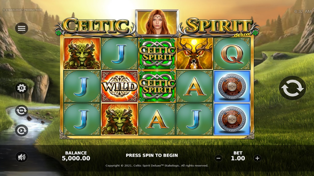 Screenshot of Celtic Spirit slot from StakeLogic