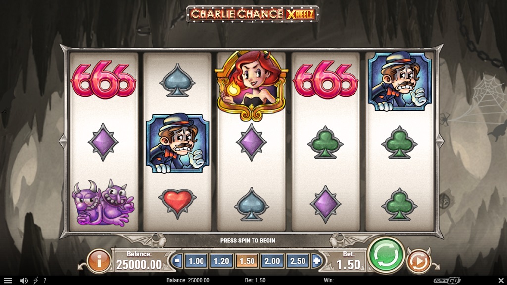 Screenshot of Charlie Chance XreelZ slot from Play’n Go