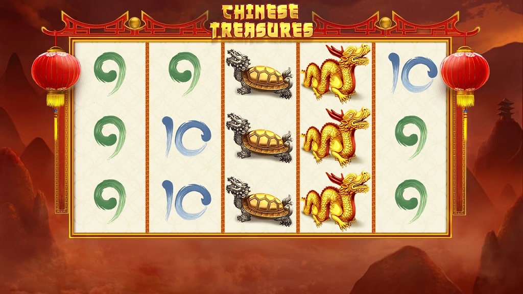 Screenshot of Chinese Treasures slot from Red Tiger Gaming