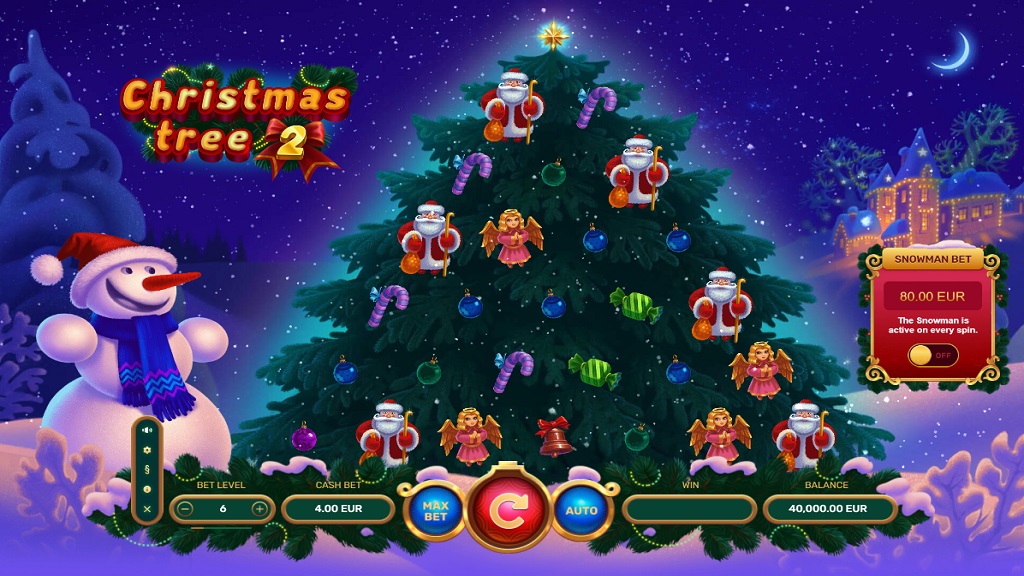 Screenshot of Christmas Tree 2 slot from TrueLab Games