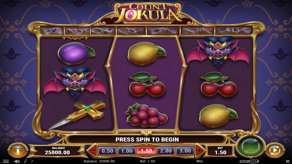 Screenshot of Count Jokula slot from Play’n Go