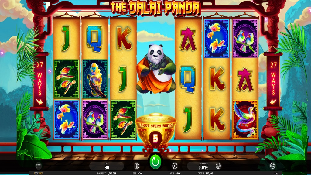 Screenshot of Dalai Panda slot from iSoftBet