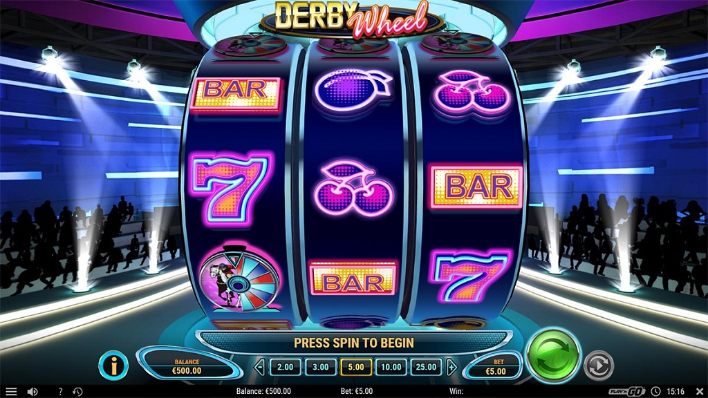 Screenshot of Derby Wheel slot from Play’n Go