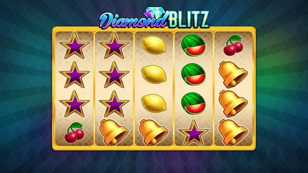 Screenshot of Diamond Blitz slot from Red Tiger Gaming