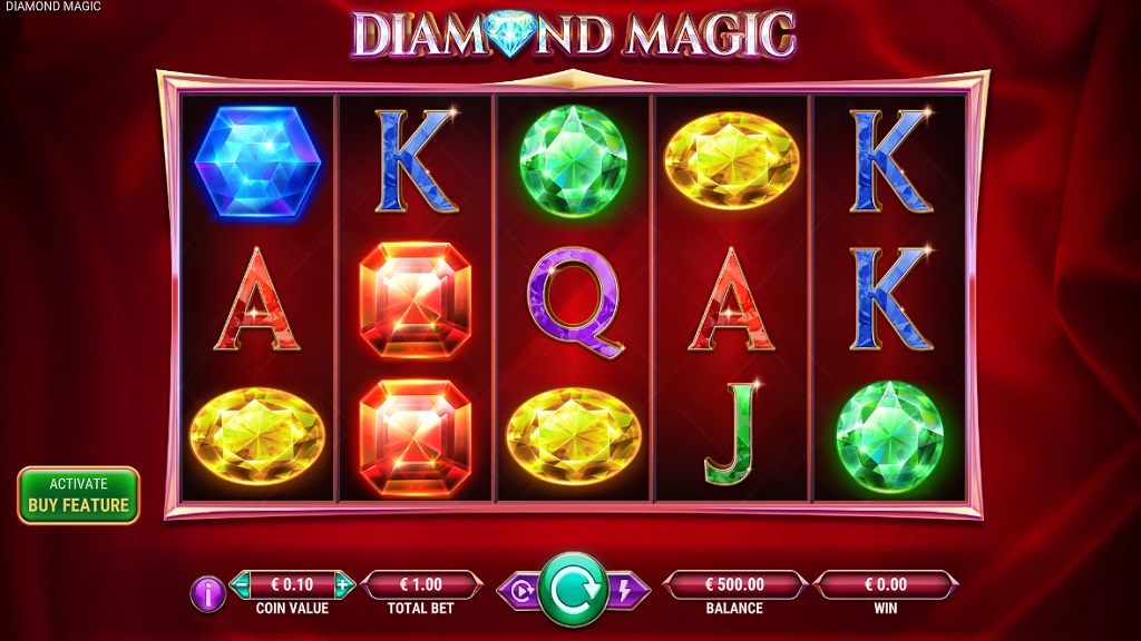 Screenshot of Diamond Magic slot from GameArt