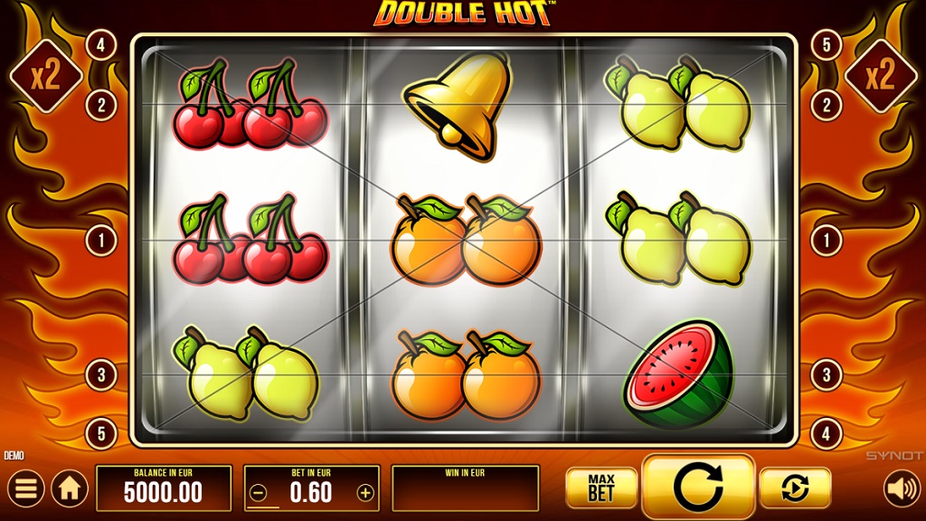 Screenshot of Double Hot slot from Synot