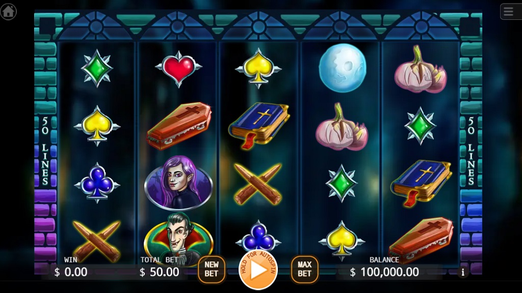 Screenshot of Dracula slot from Ka Gaming