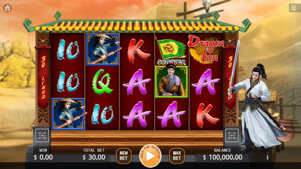 Screenshot of Dragon Inn slot from Ka Gaming