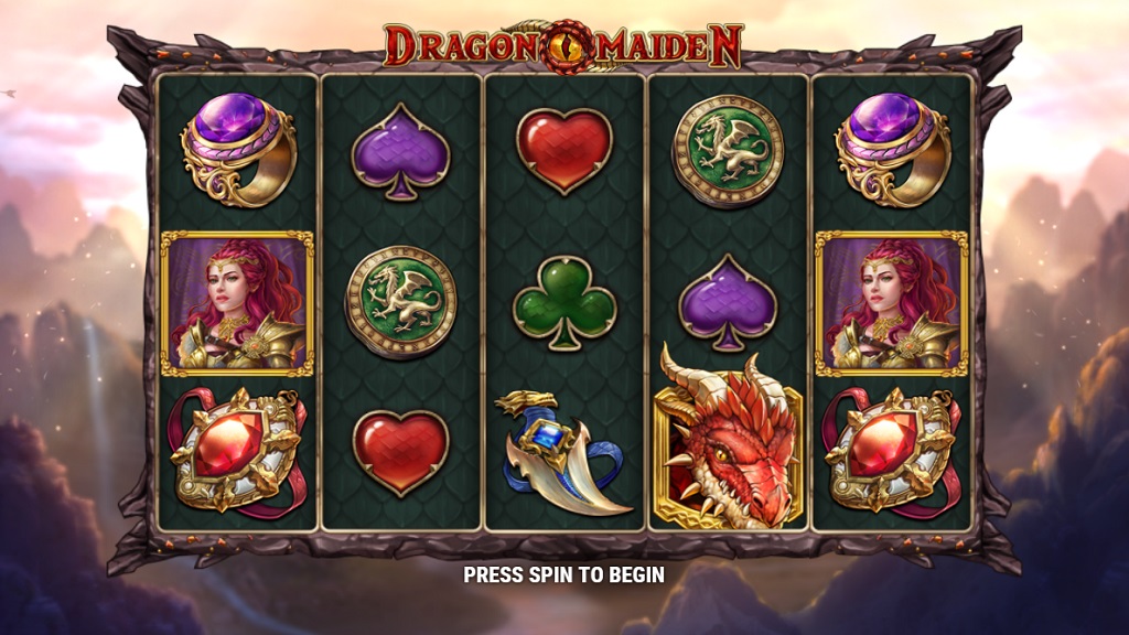 Screenshot of Dragon Maiden slot from Play’n Go