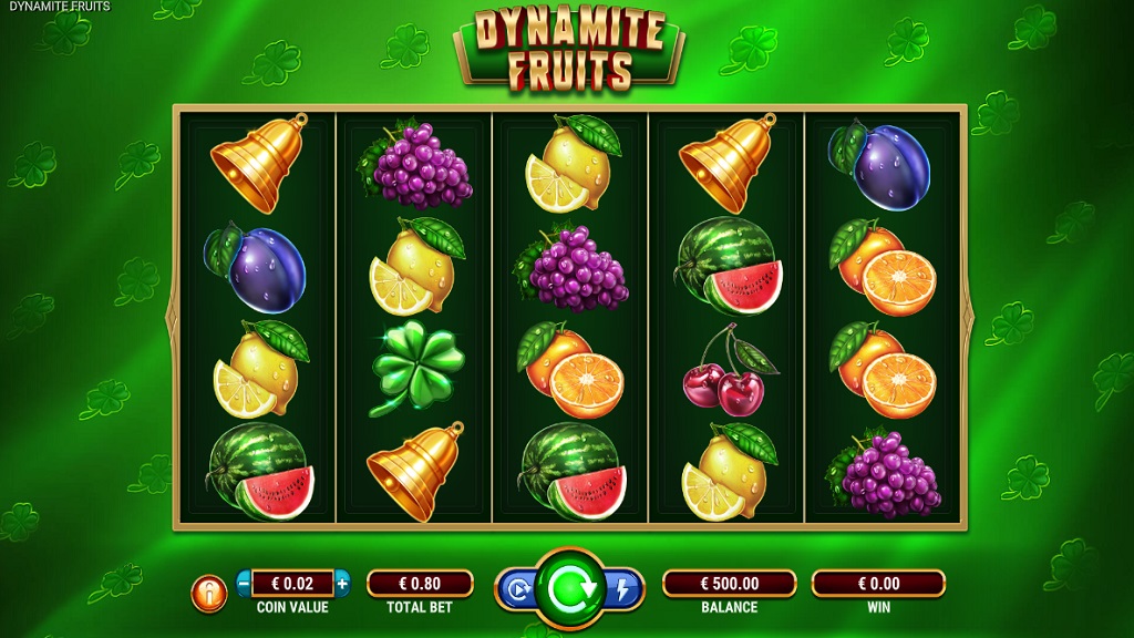 Screenshot of Dynamite Fruits slot from GameArt