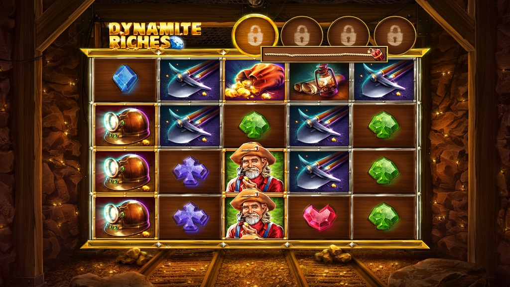 Screenshot of Dynamite Riches slot from Red Tiger Gaming