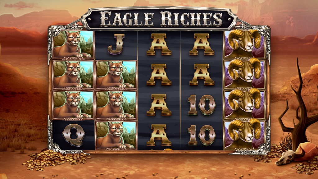 Screenshot of Eagle Riches slot from Red Tiger Gaming