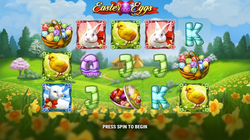 Screenshot of Easter Eggs slot from Play’n Go