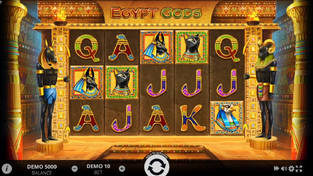 Screenshot of Egypt Gods slot from Evoplay Entertainment