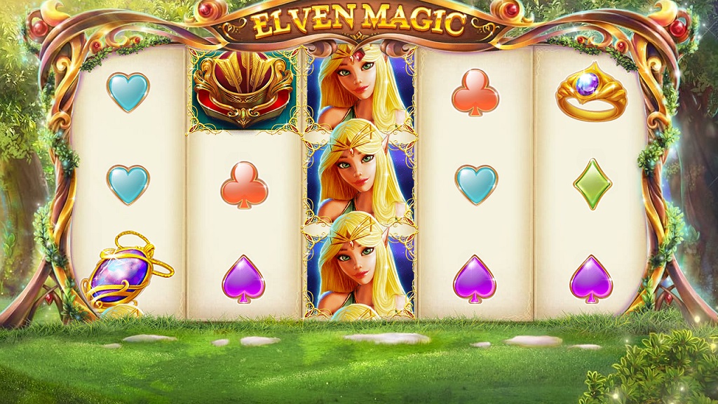 Screenshot of Elven Magic slot from Red Tiger Gaming