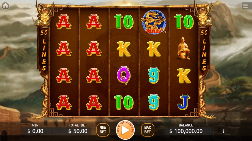 Screenshot of Emperor Qin slot from Ka Gaming