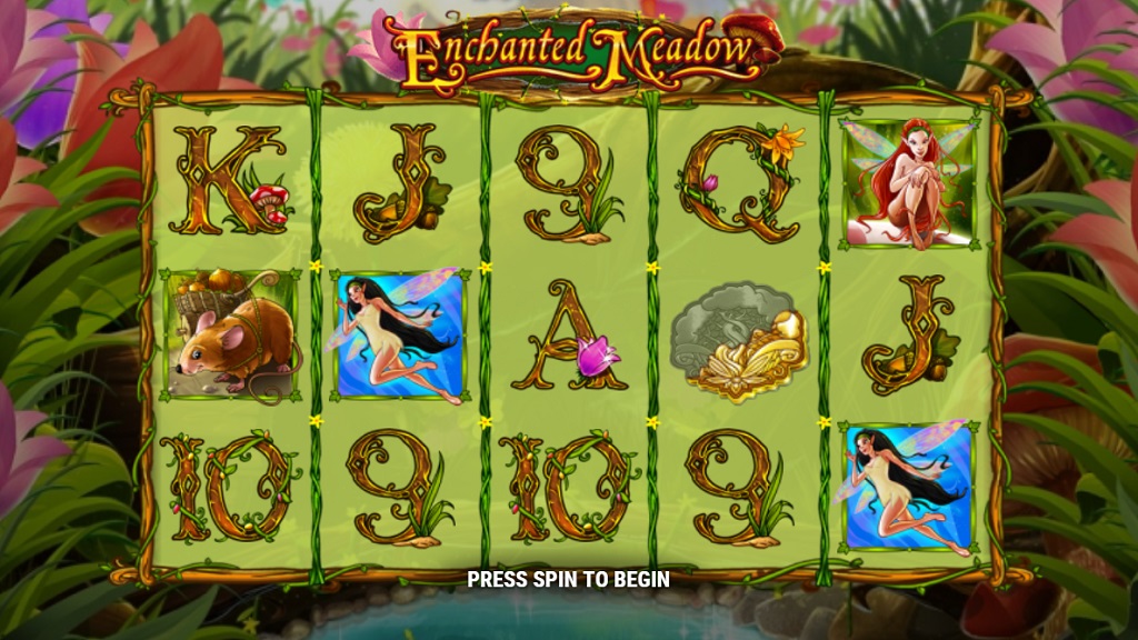 Screenshot of Enchanted Meadow slot from Play’n Go