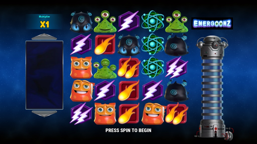 Screenshot of Energoonz slot from Play’n Go