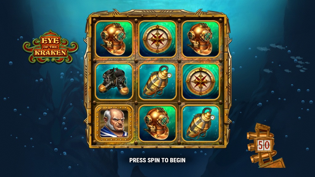 Screenshot of Eye of the Kraken slot from Play’n Go