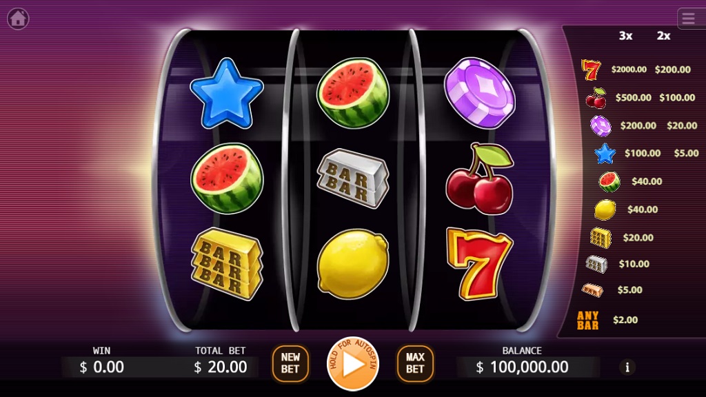 Screenshot of Fantasy 777 slot from Ka Gaming