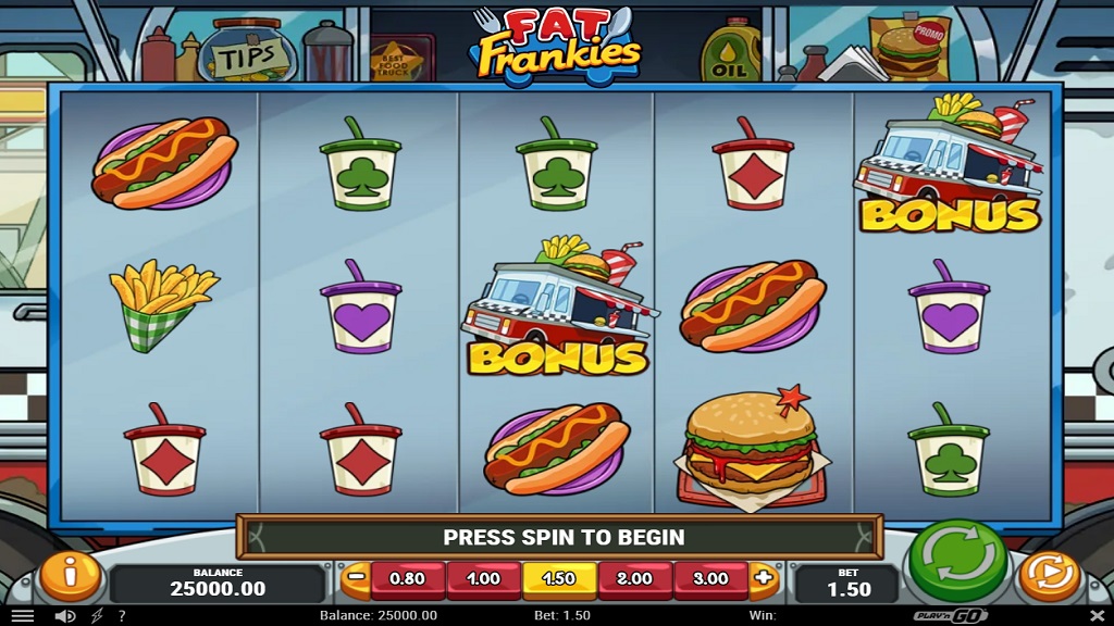 Screenshot of Fat Frankies slot from Play’n Go