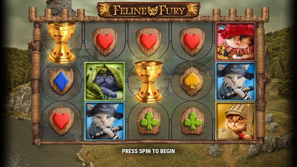 Screenshot of Feline Fury slot from Play’n Go